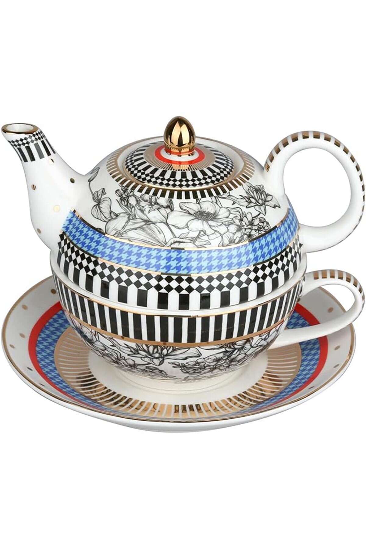 STOREMAX Art Maggey Tek Kişilik Demlik & Fincan Seti 1014773