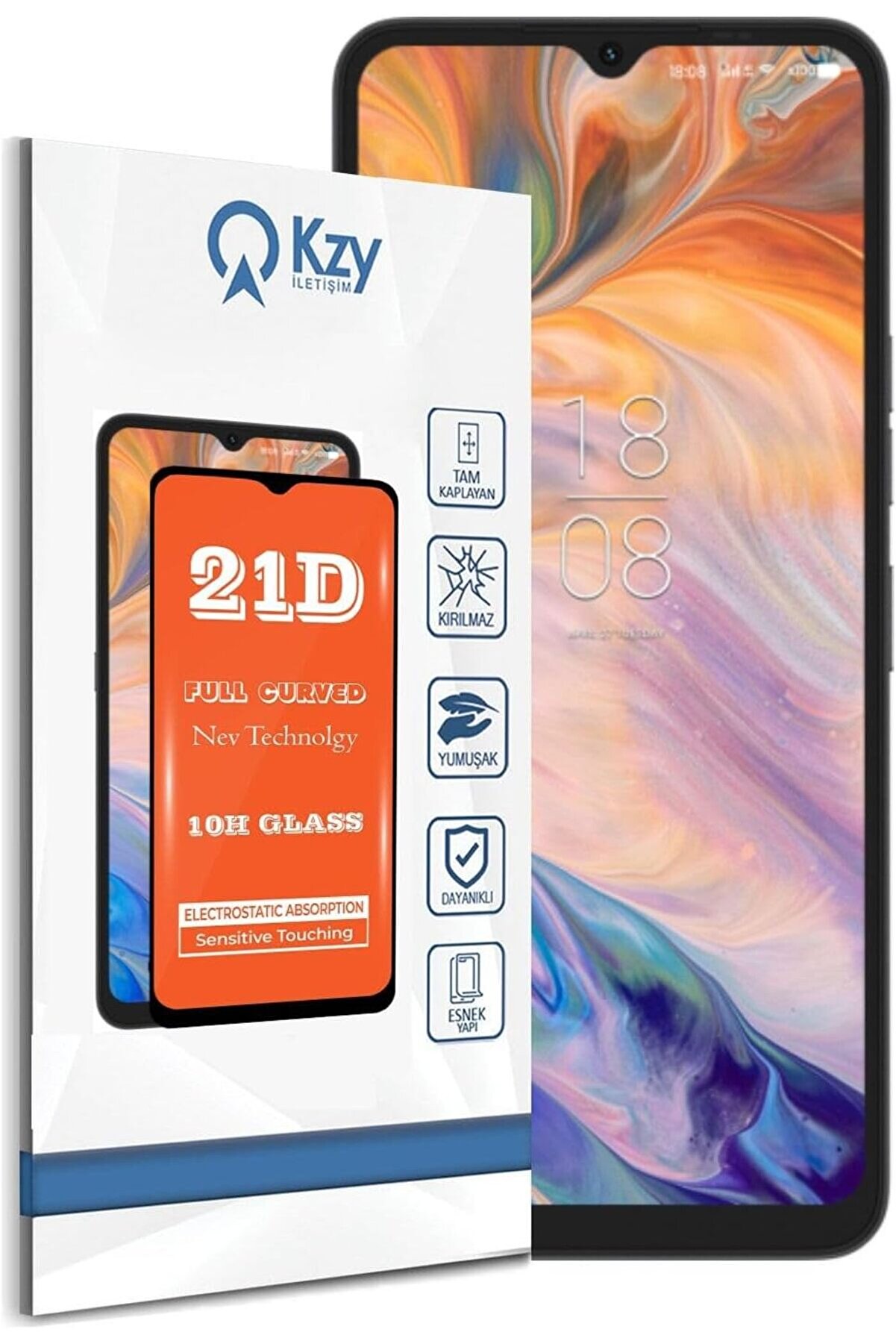 STOREMAX İLETİŞİM S19 Max Pro Tam Kaplayan 21d Temperli Ekran Cam 1014773