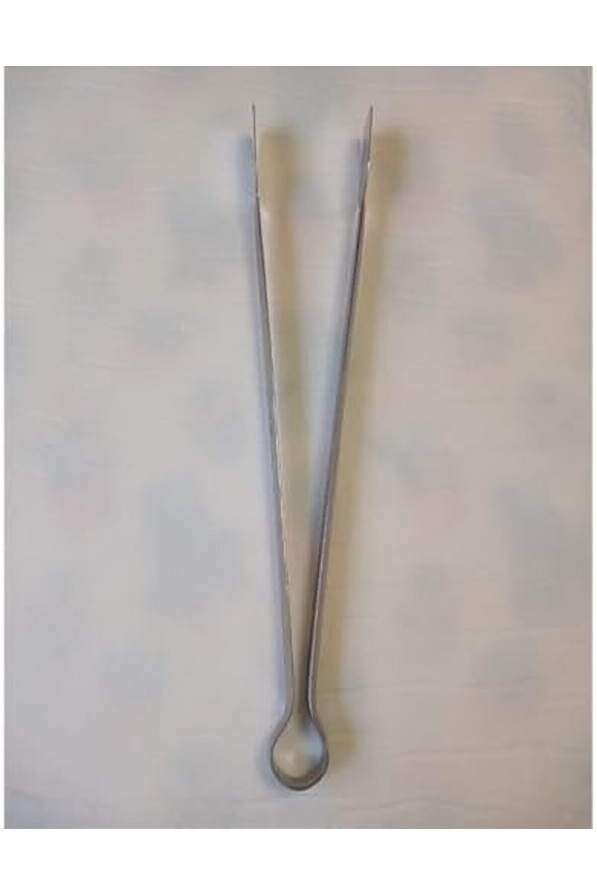 Modashi̇ne Metal Mangal Maşası 32 Cm-27 Cm Uzun- Boy Çeli̇k Yemek Barbekü Kömür Köz (32 Cm - 1 Adet) M