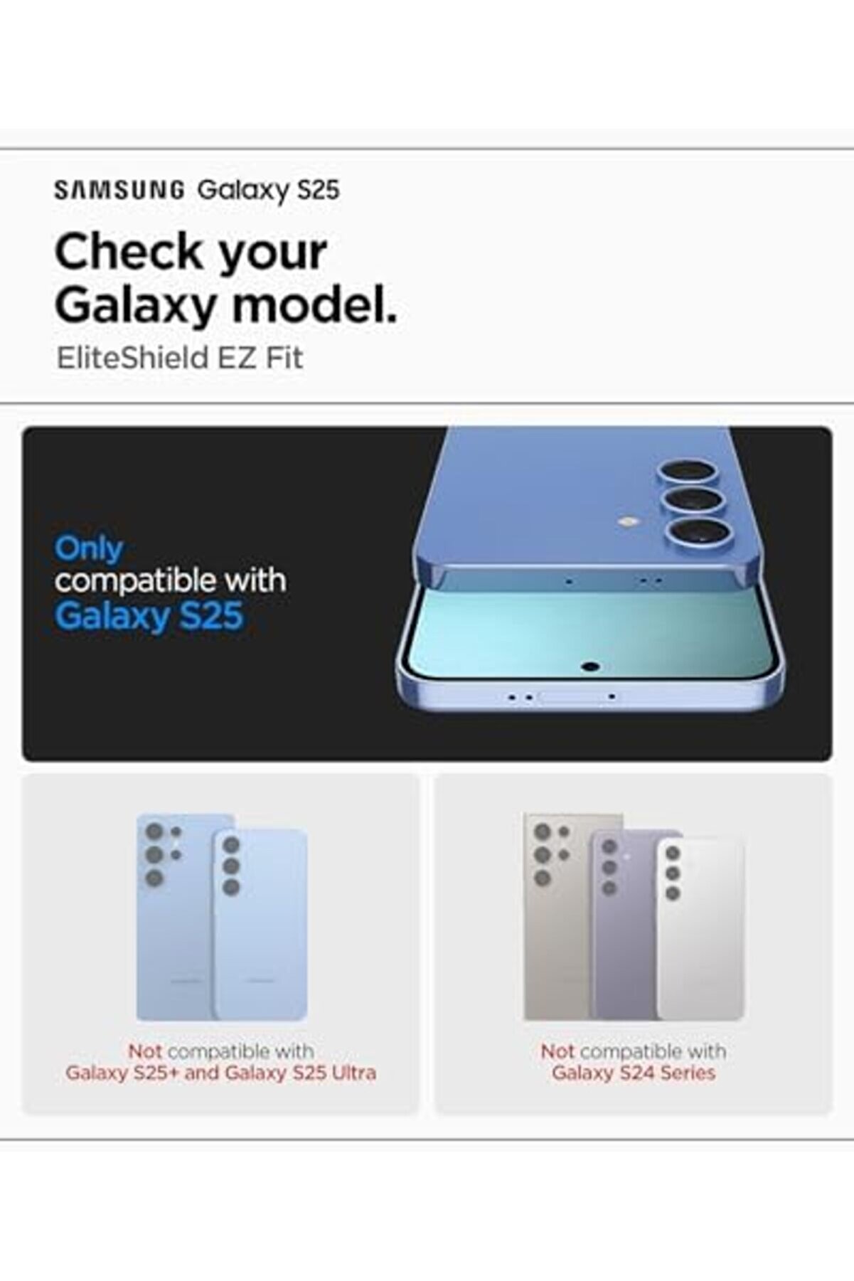 Eli̇zzashop Galaxy S25 Ekran Koruyucu Fi̇lm Kolay Kurulum Eli̇te Shi̇eld Ez Fi̇t Hd - Afl09091 Eli̇zzashop