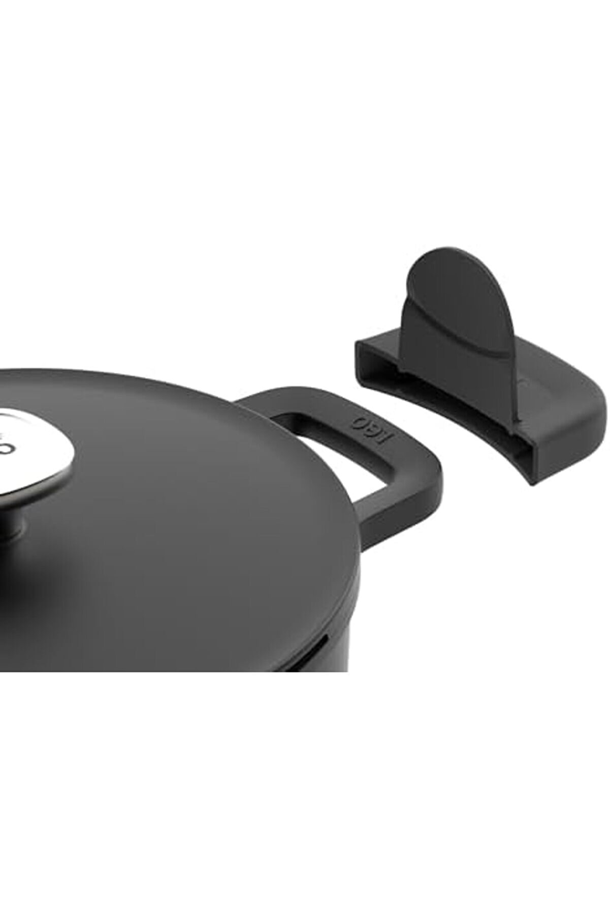 Modashi̇ne Leo Phantom Yapışmaz Kapaklı Deri̇n Tencere 24 Cm Modascope 1014773