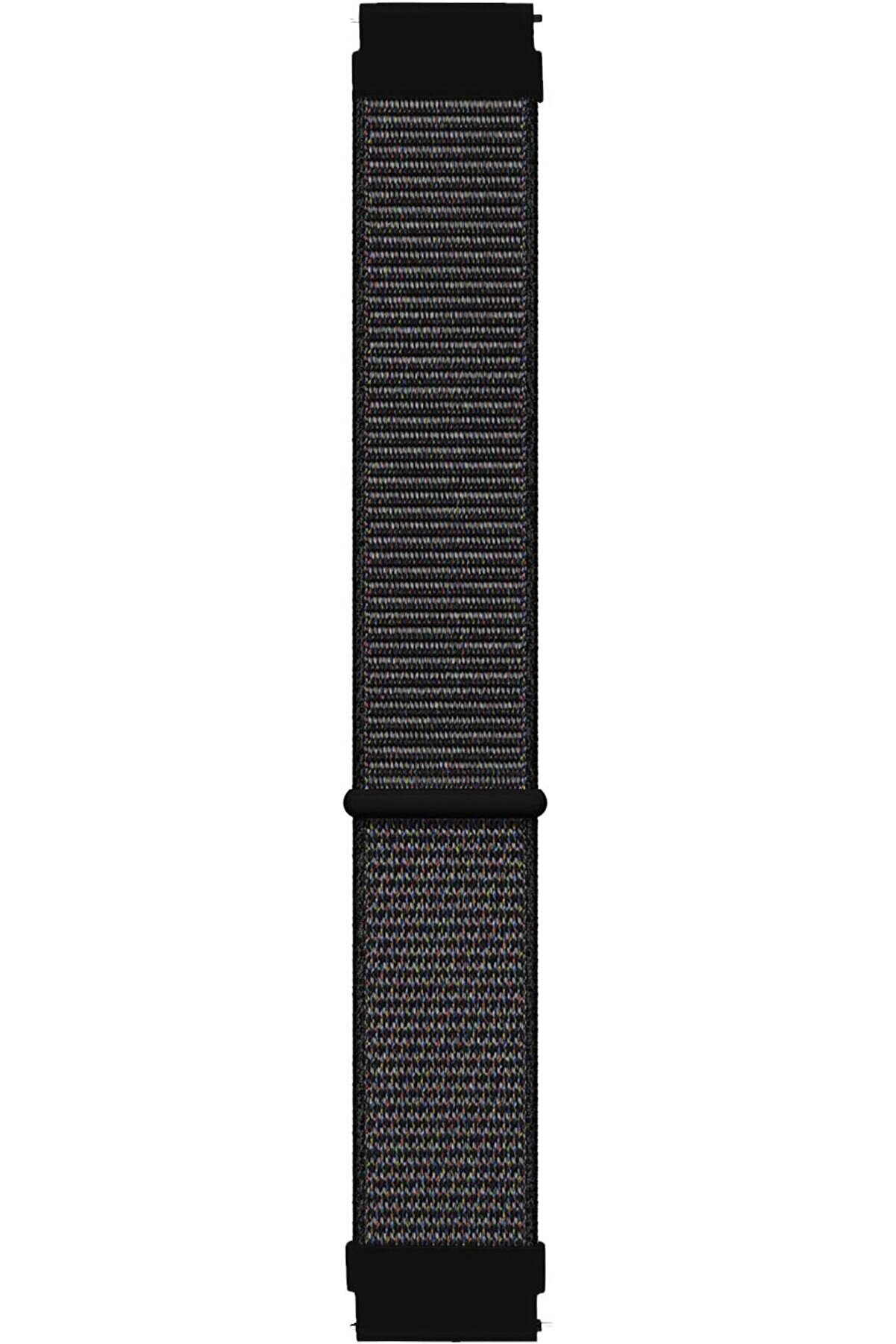 STOREMAX shopverse 4 44mm için Hasırlı Kordon Woven Sport Loop Siyah trendflick 1014773