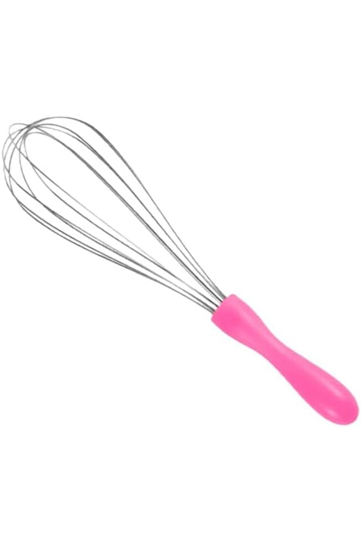 Modashi̇ne Paslanmaz Çeli̇k Plasti̇k Saplı El Çırpıcısı ( ) (1, Pembe, 3 Lü Set) Modascope 1014773