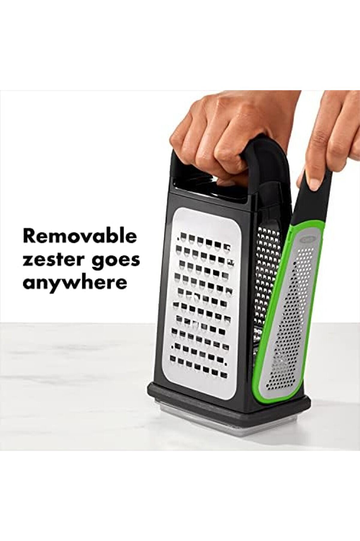 Modashi̇ne - Good Gri̇ps Rendeli̇ Kare Rende, İşlenmi̇ş Paslanmaz Çeli̇k Modascope 1014773