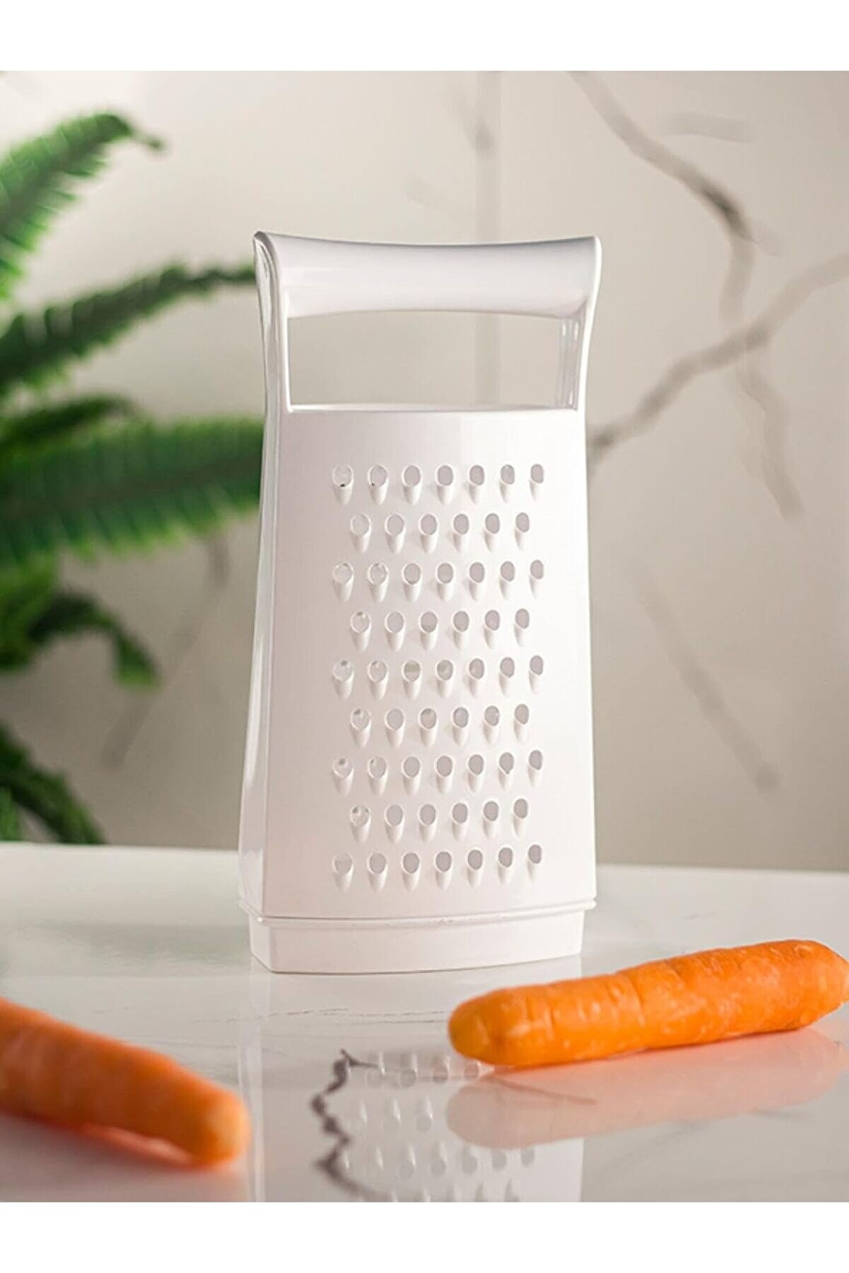 STOREMAX modashine Akrilik Beyaz El Kesmeyen Hazneli Rende modascope 1014773