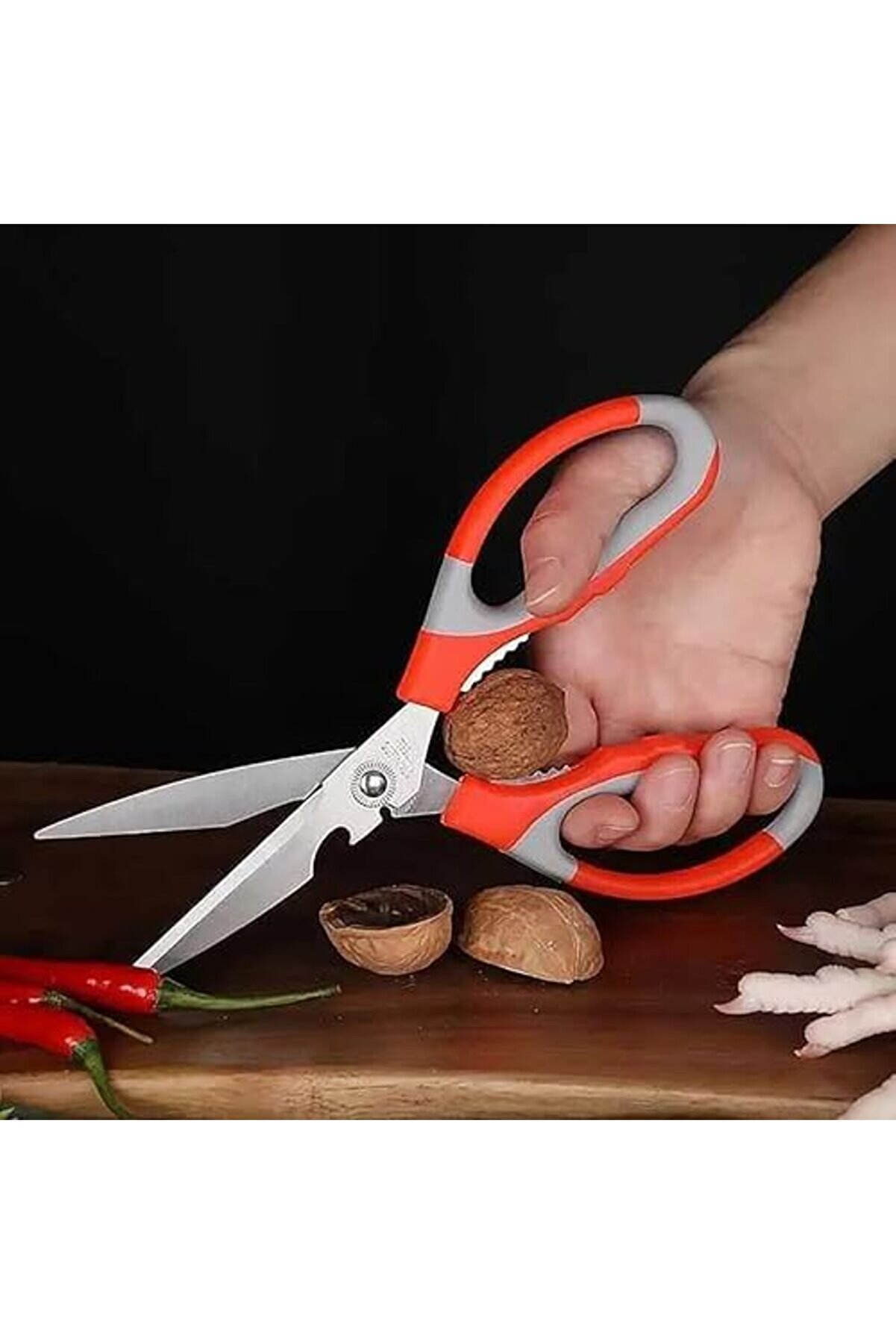 Modashi̇ne Ergonomi̇k Mutfak, Turuncu-Gri̇, Paslanmaz &Ccedil;eli̇k Modascope 1014773