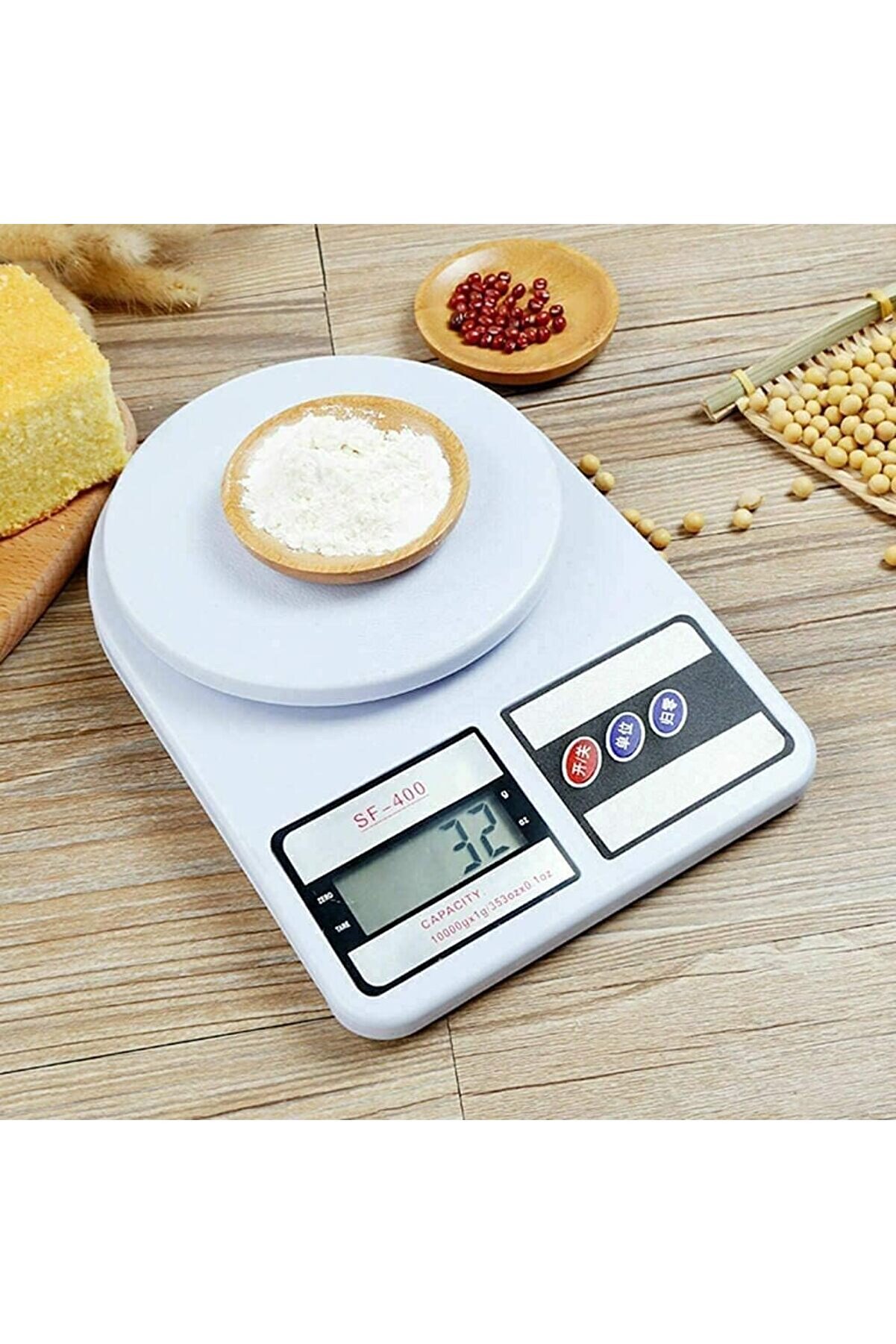 STOREMAX modashine Mutfak Tartısı 10 kg / 1g | Dara Özellikli, 5 Birim Destekli Elektronik Mutfak Terazisi |