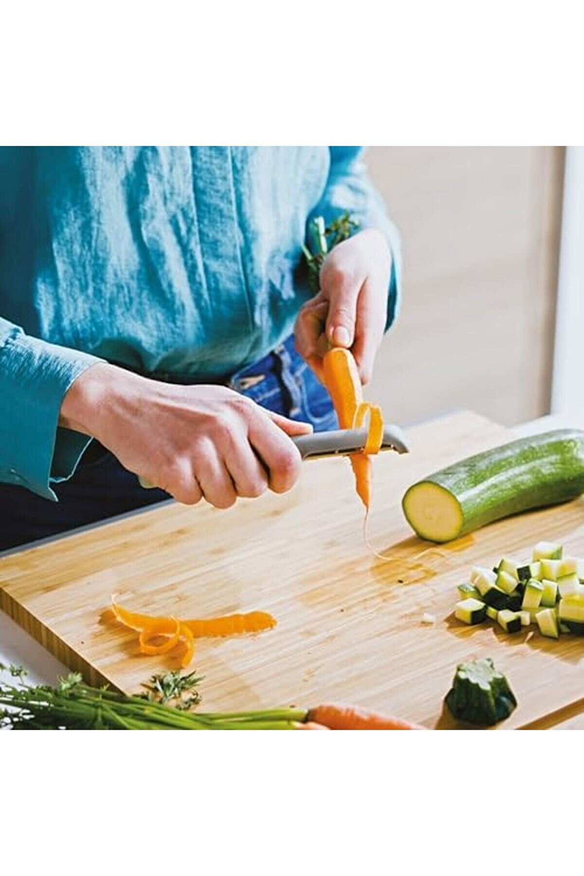 Modashi̇ne Leo 18/10 Paslanmaz Çeli̇k Balance Soyacak Modascope 1014773