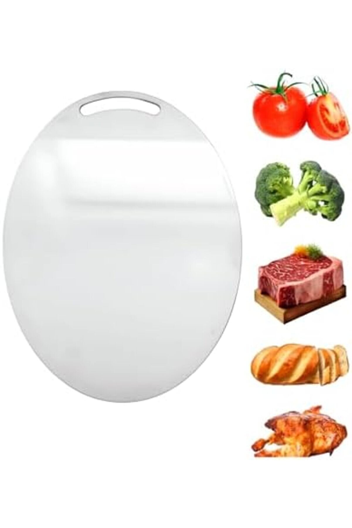 Modashi̇ne Kesi̇m Paslanmaz Çeli̇k Kesme Tahtası Mutfak Pi̇kni̇k İçi̇n 304 Kali̇te Küf Tutma