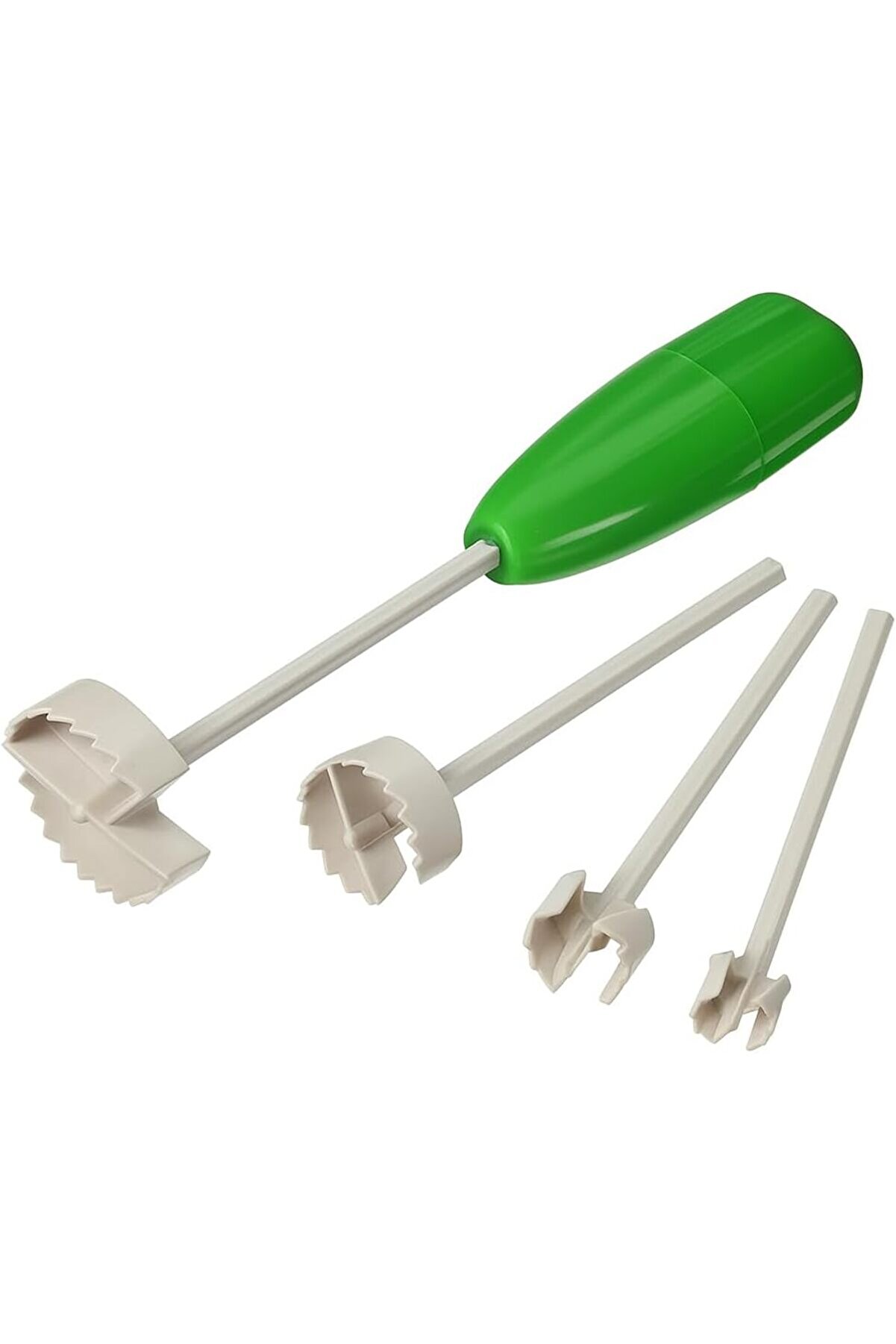 STOREMAX mrtshoppng Başlıklı Sebze ve Meyve Oyacağı Seti, 4 Değiştirilebilir Başlık, 2-4 cm Genişlik, Kabak,