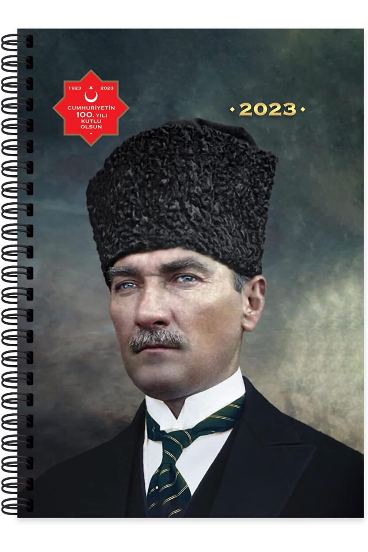 STOREMAX modashine 2023 Atatürk Günlük Spiralli Ajanda - Başkomutan, 17x24 cm modascope 1014773