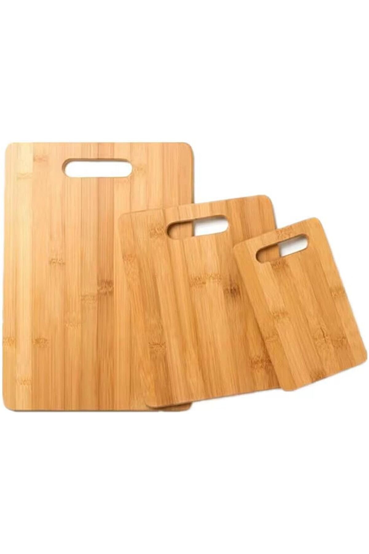 STOREMAX pltnstoreshop Home Bambu Kesme Tahtası, Çok Amaçlı Doğrama Tahtası, Et, Ekmek, Balık, Sebze ve Meyve