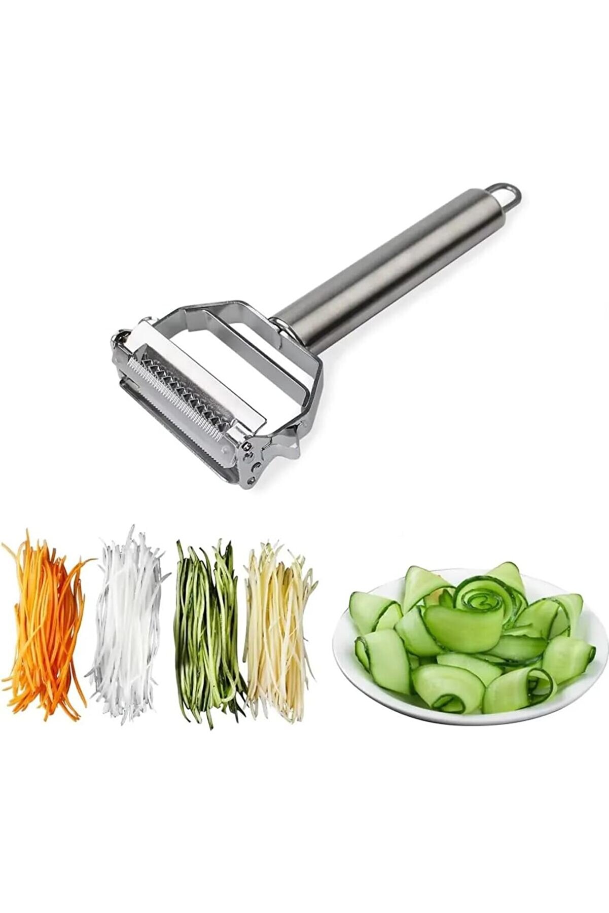 STOREMAX Paslanmaz Çelik Jülyen Soyucu Julien Dograyıcı Rende 1 Adet 978262