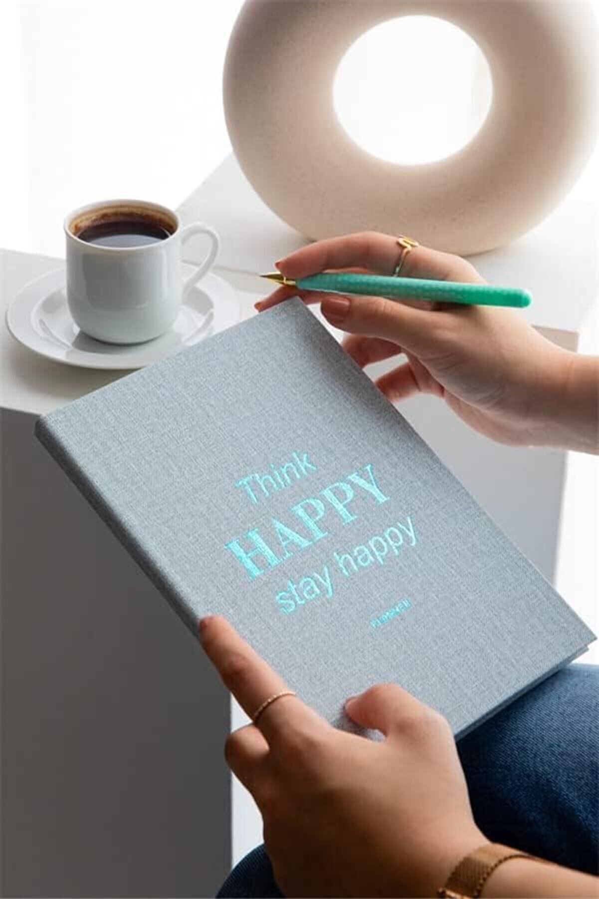 Modashi̇ne 15X21 Süresi̇z Planlayıcı Ajanda Defter Mavi̇ Modascope 1014773