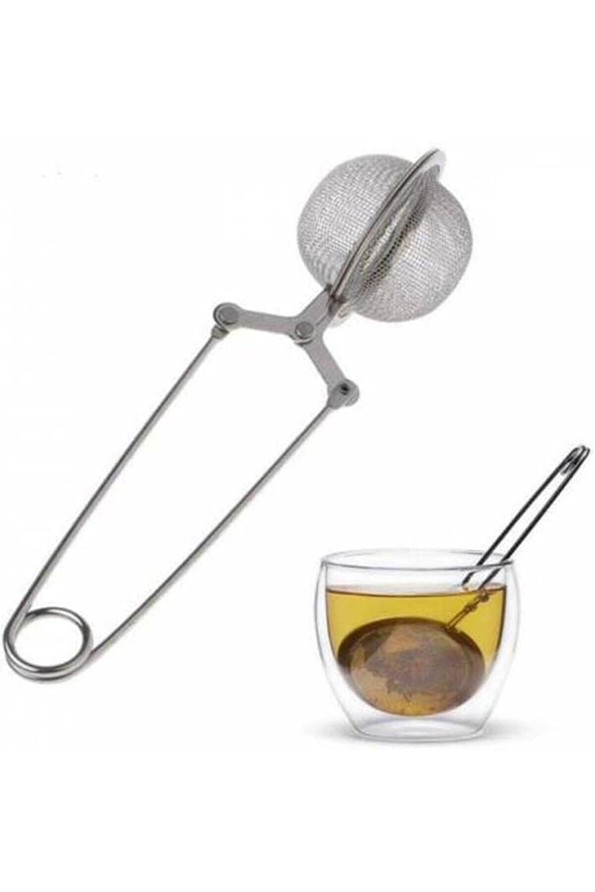 STOREMAX modashine Bitki Çayı Demleme Süzgeci Saplı Maşalı Çay Filtresi modascope 1014773