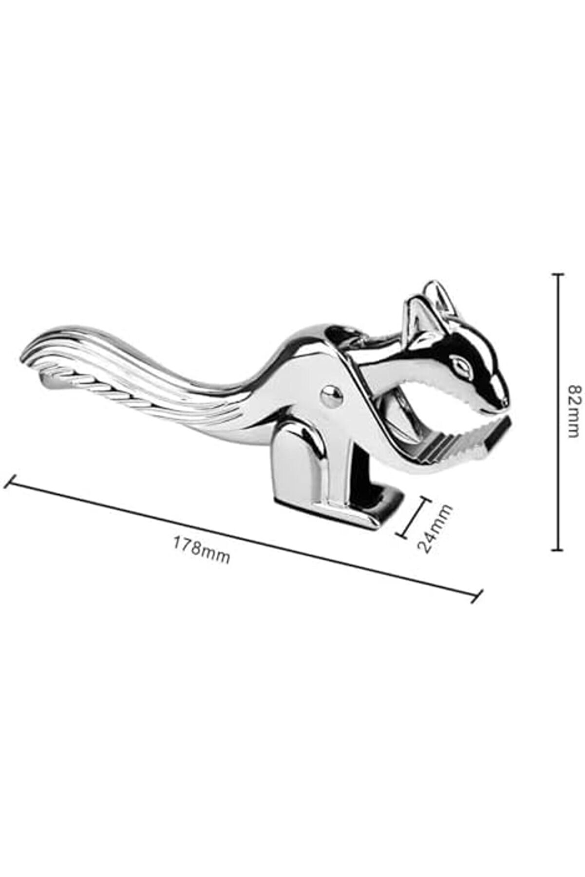 Modashi̇ne Si̇ncap Şeki̇lli̇ Metal Cevi̇z Ve Fındık Kıracağı Ergonomi̇k Kaymaz Tabanlı Dayanıklı Prati̇k Ku