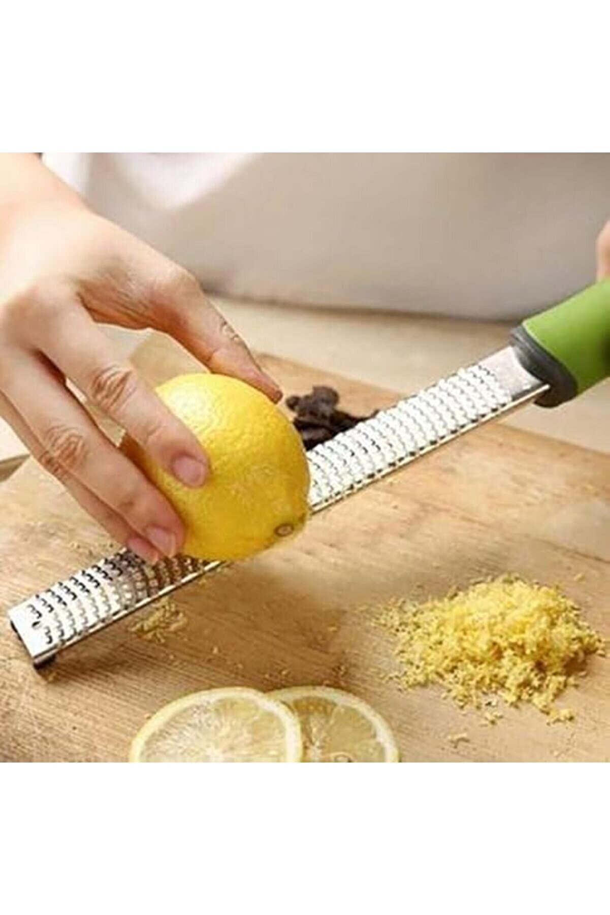 Modashi̇ne Renkli̇ Tutacaklı Paslanmaz Çeli̇k Rende (Turuncu) Modascope 1014773