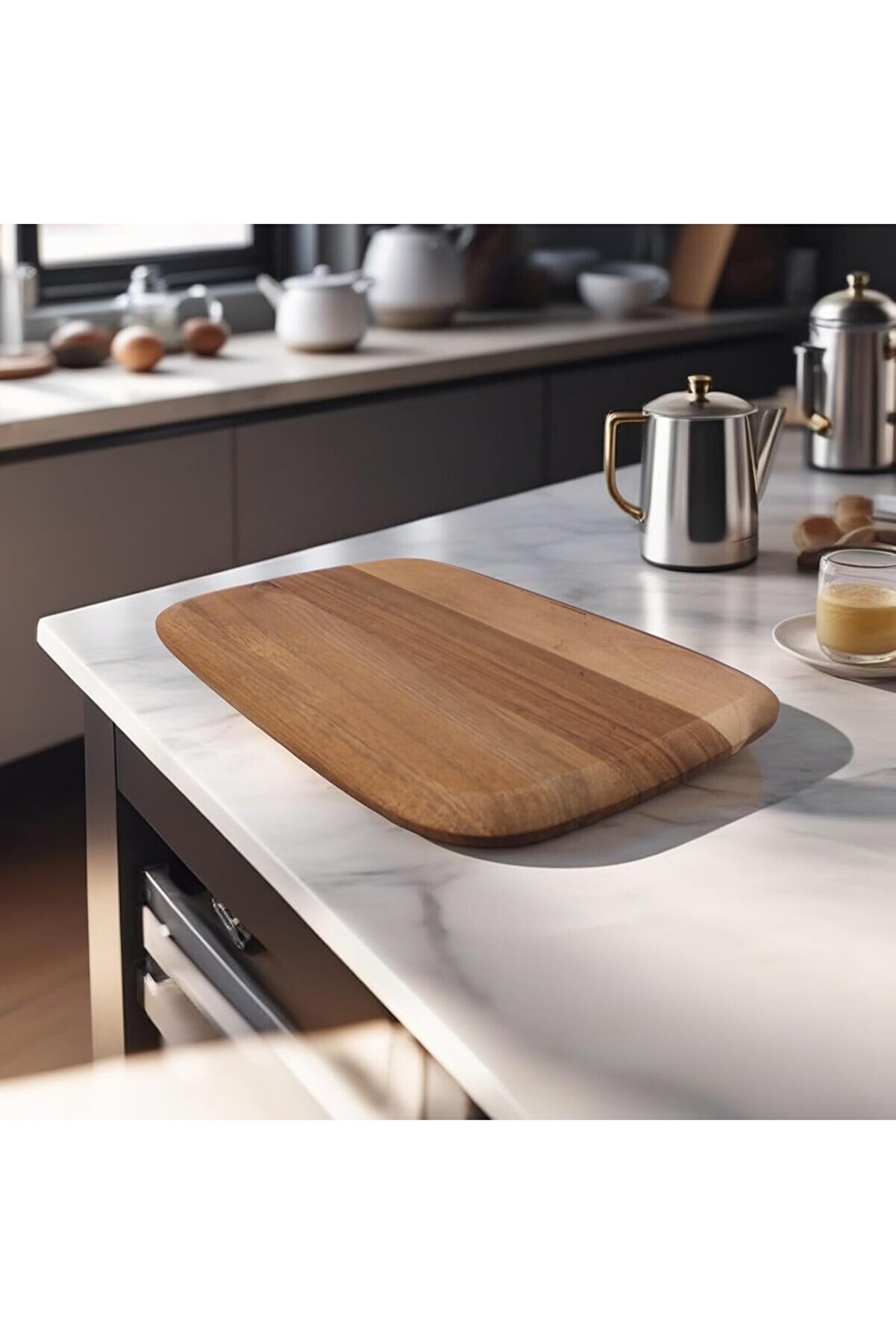 STOREMAX modashine Akasya Kesme Tahtası Antibakteriel Yıkanabilir Doğrama Tahtası Dikdörtgen 30x20CM | Antiba