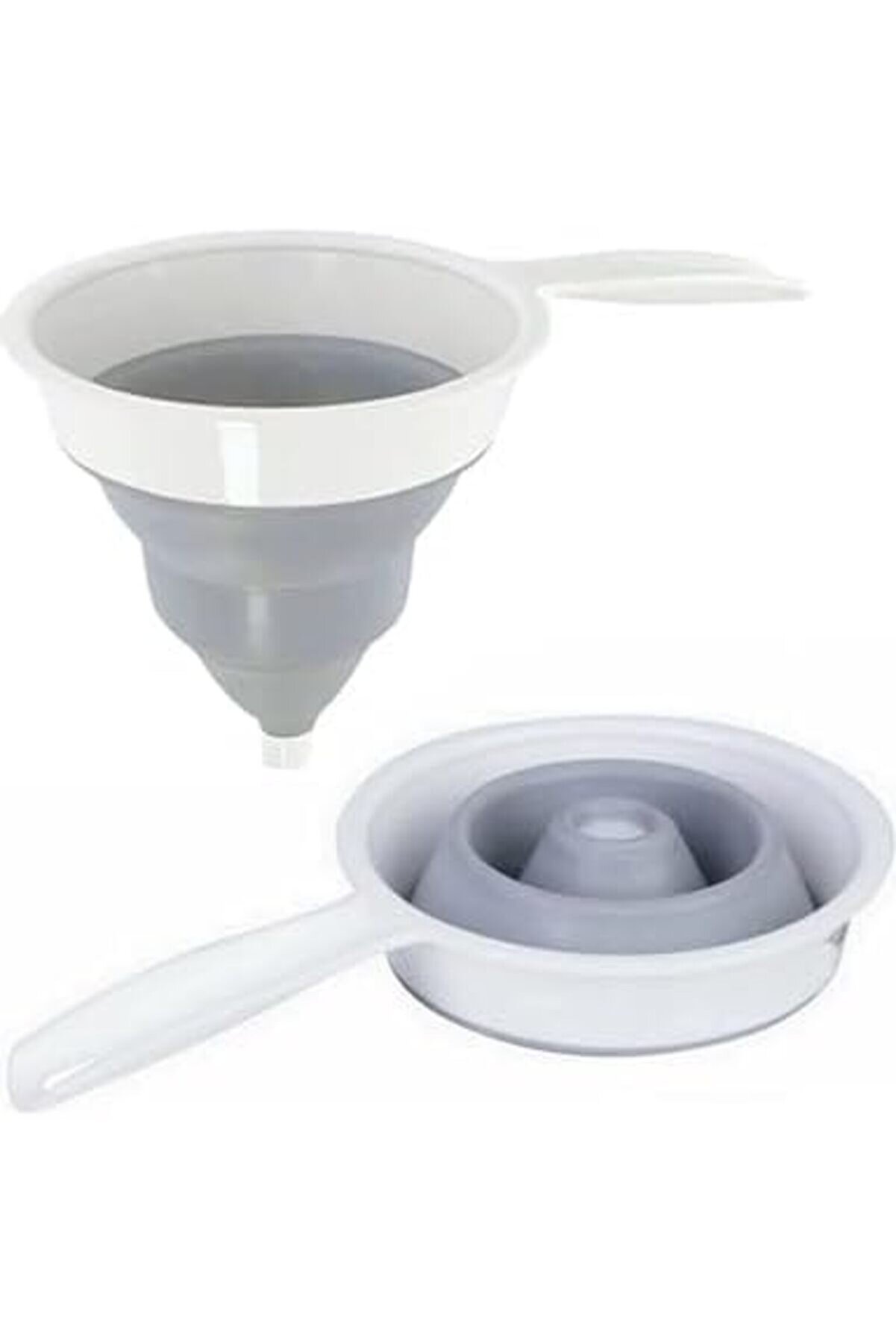 Pltnstoreshop Katlanabi̇li̇r Saplı Huni̇, Çok Amaçlı Akordi̇yon Huni̇, Esnek Ve Prati̇k Tasarım, Gıda Güve