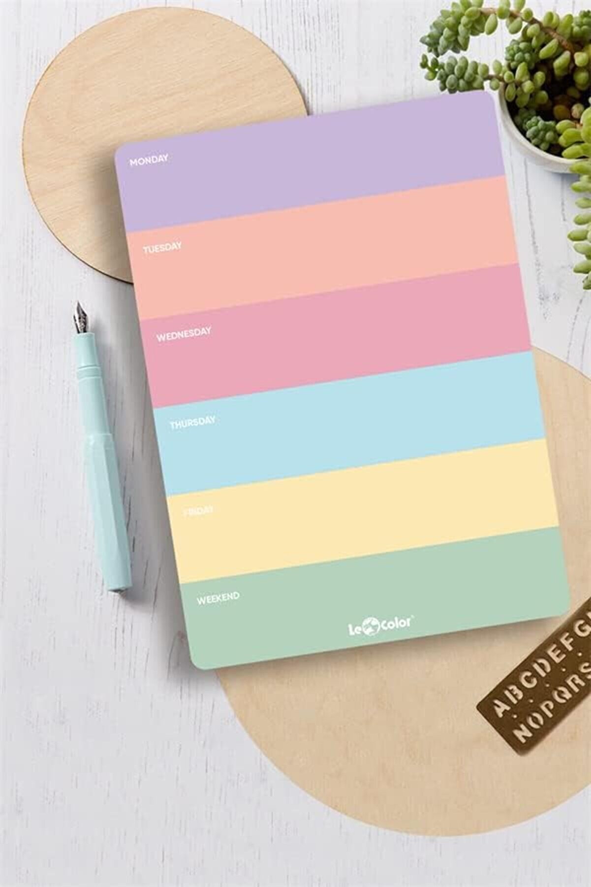 STOREMAX modashine Haftalık Planlayıcı Blok Pastel modascope 1014773