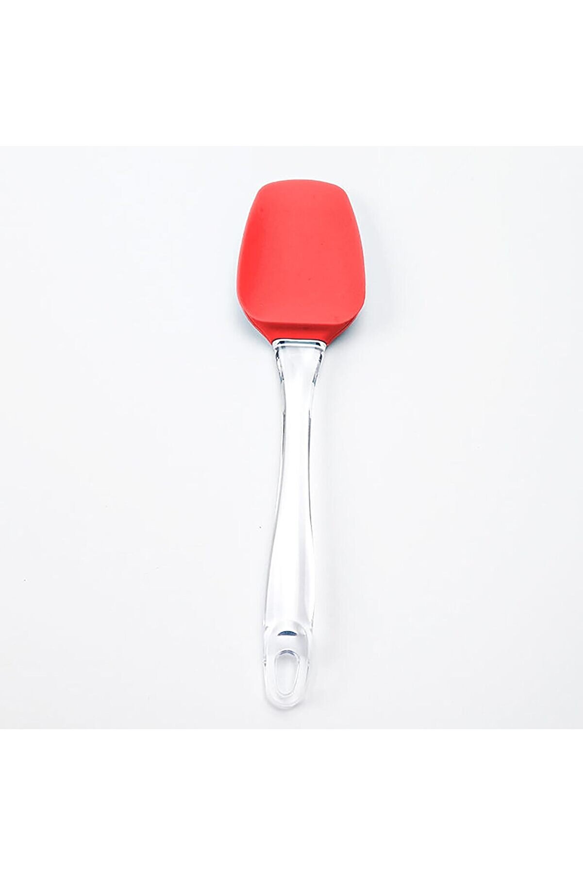 STOREMAX modashine Silikon Spatula, Mutfak Pişirme Aracı, Şeffaf Tutma Yeri (Kırmızı) modascope 1014773