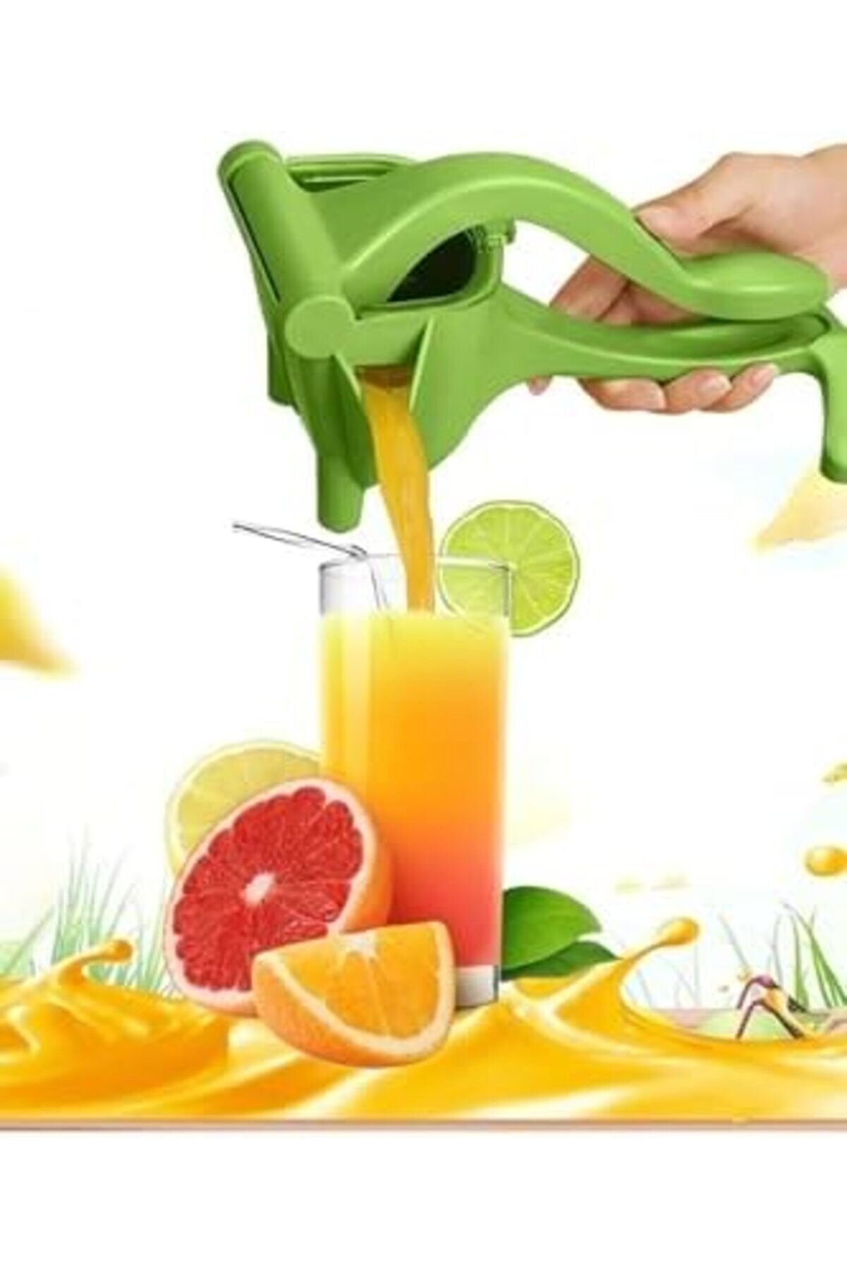 Modashi̇ne Prati̇k Meyve Sıkacağı Plasti̇k Narenci̇ye Portakal Nar Sıkacağı Modascope 1014773