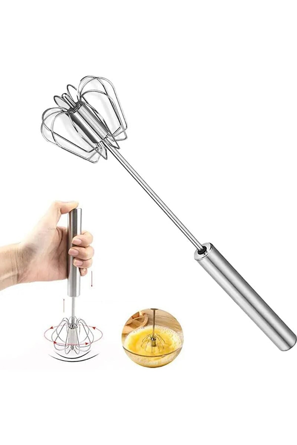 Modashi̇ne Li̇fe Paslanmaz Çeli̇k Basmalı Otomati̇k Çırpıcı Köpürtücü Mıt1178 Modascope 1014773