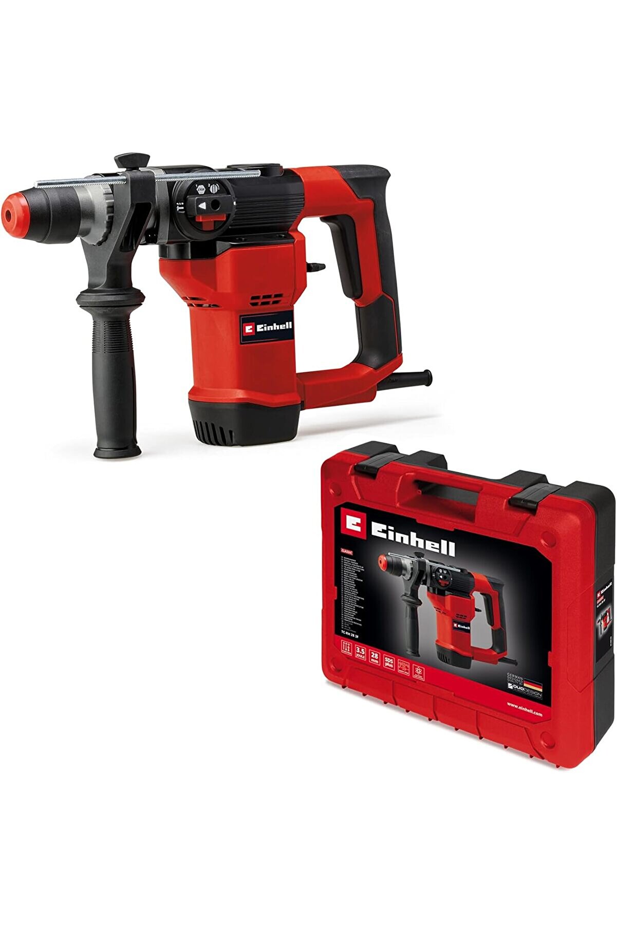 STOREMAX Kırıcı Delici TC-RH 28 3F (950 W, 3,5 J, pnömatik darbe mekanizması, SDS-, derinlik mesnedi, delme/d