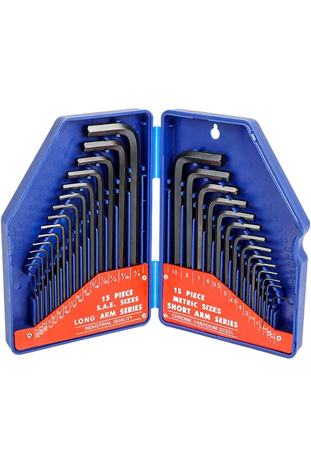 Wp222018 30 Par&ccedil;a Uzun Boy Cr-V Metri̇k/İn&ccedil; Profesyonel Allen Anahtar Takımı 1014773