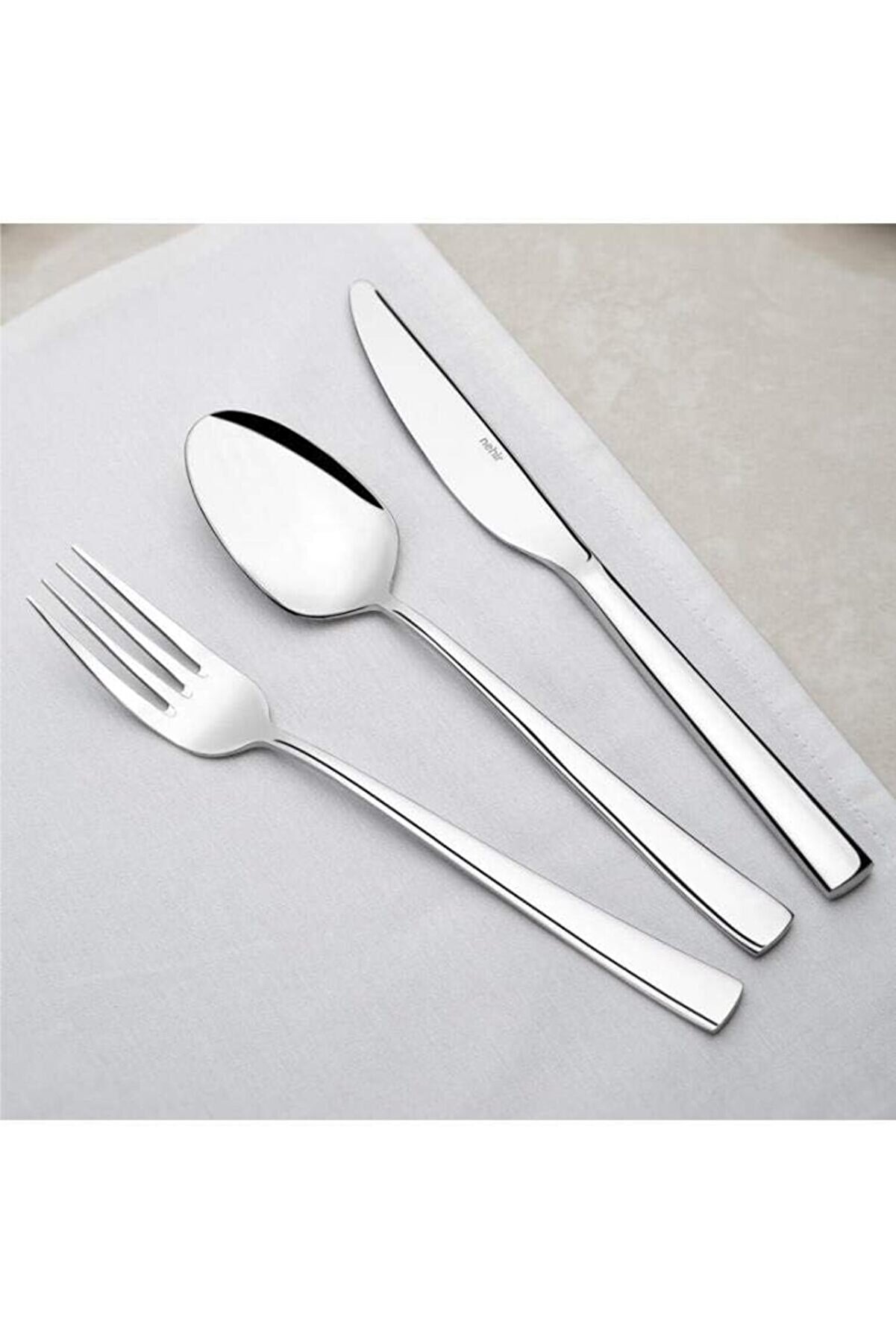STOREMAX Deniz Sade 12 Kişilik 60 Parça Çatal Kaşık Takımı 1014773