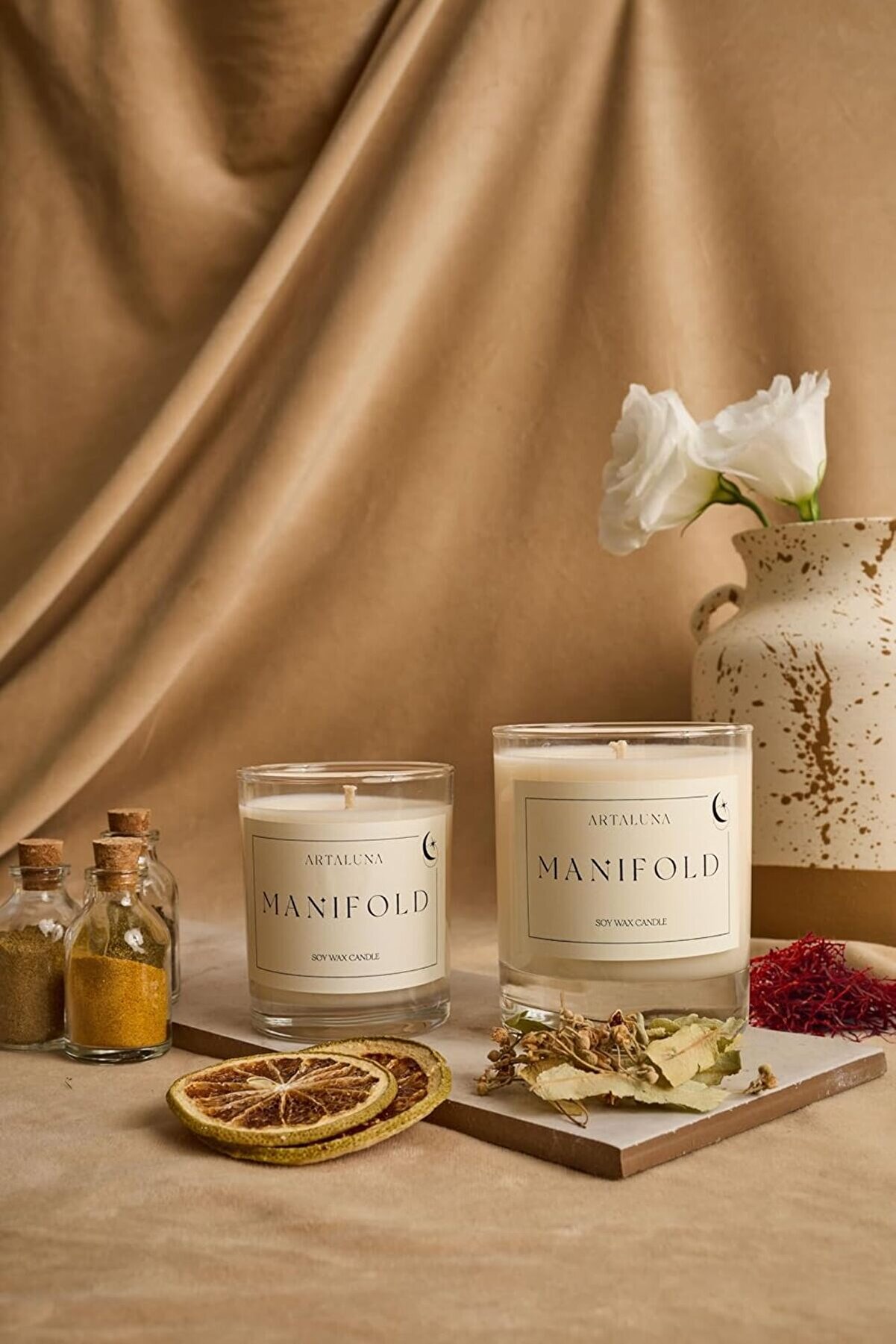 STOREMAX Manifold Safran- Kokulu Soya Mum (Büyük) 1014773