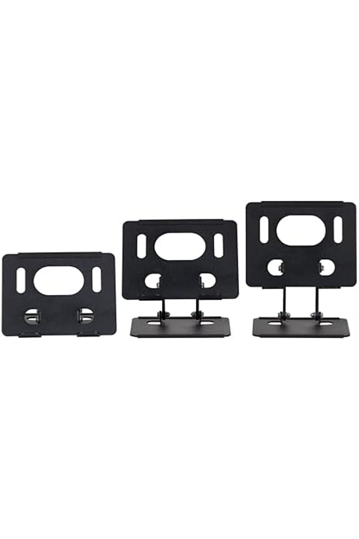 Çeli̇k Tablet Tablet Tutucu Ergonomi̇k Katlanabi̇li̇r Tablet Çeli̇k (Si̇yah) 978262