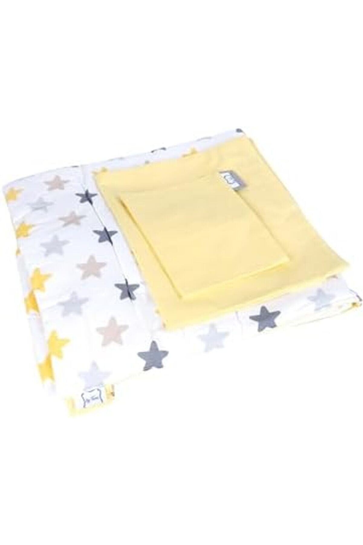 El Yapımı Yıldız Desenli̇ Yorgan Çarşaf Ve Yastıklı Üçlü Set 1014773