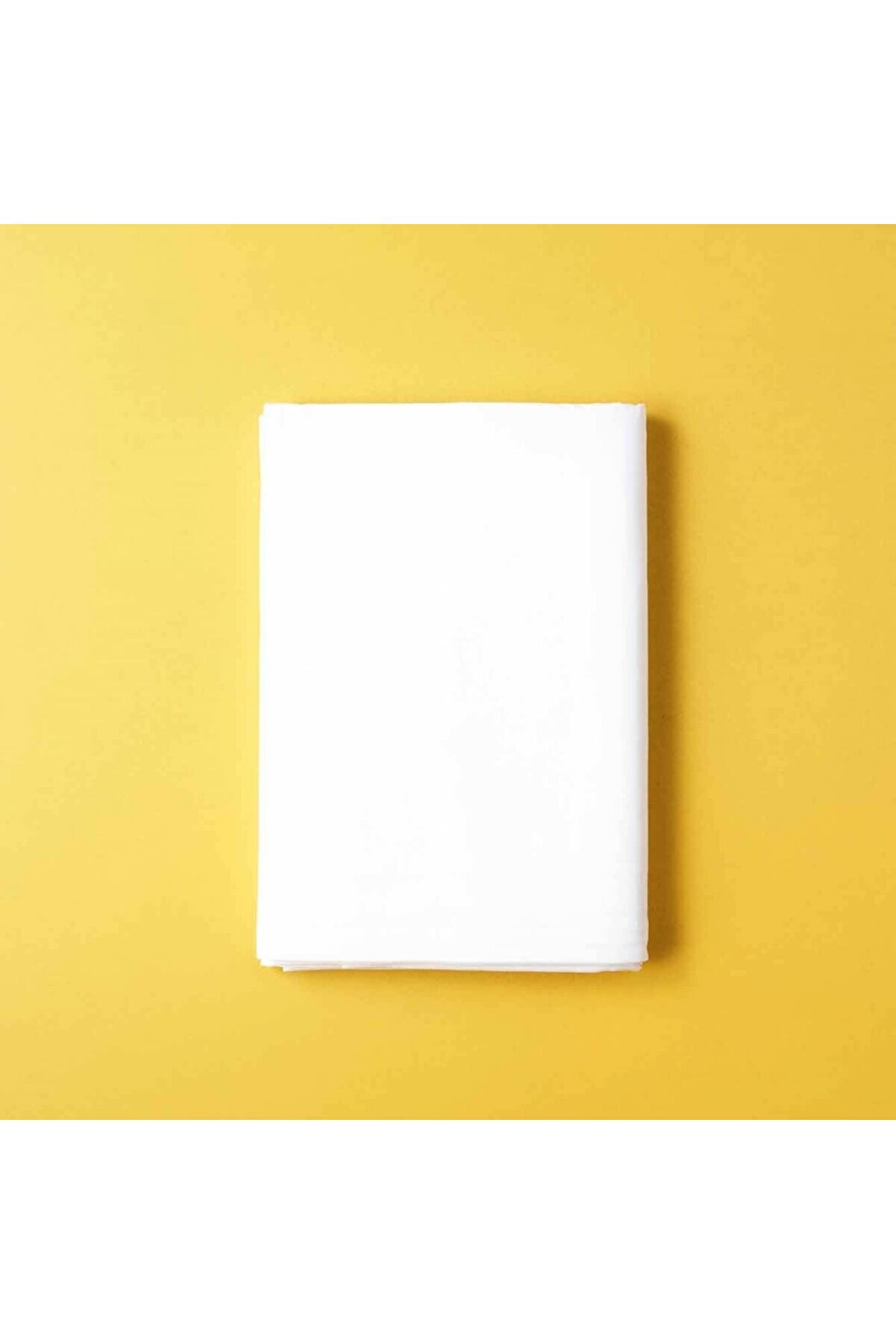 STOREMAX Basic Düz%100 Pamuk Çarşaf, Beyaz, Tek Kişilik (160x240 cm) 1014773
