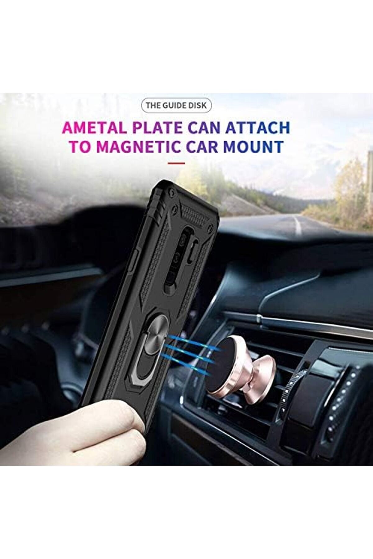 S9 İçi̇n Kılıf Ri̇ng Holder [ S9 İle Uyumlu Kılıf - ] 1014773