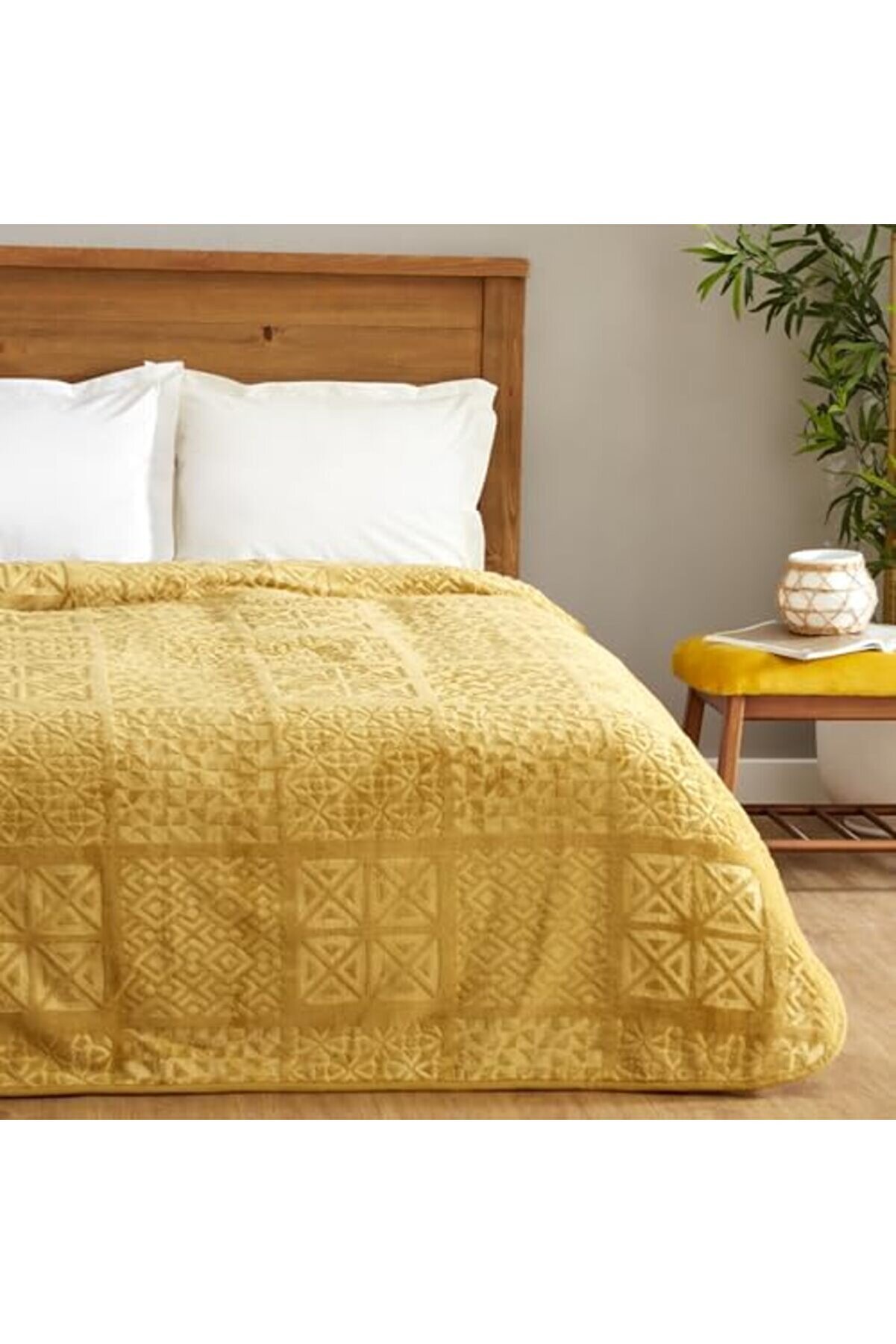 Blai̇r Tek Ki̇şi̇li̇k Embos Battani̇ye Hardal 1014773