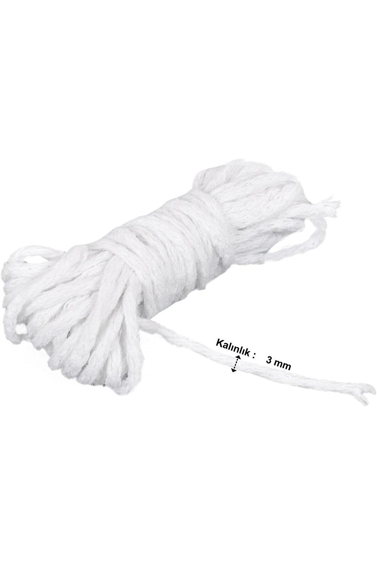 STOREMAX İp Mum Fitili 5 Metre Çap 3 mm 1014773