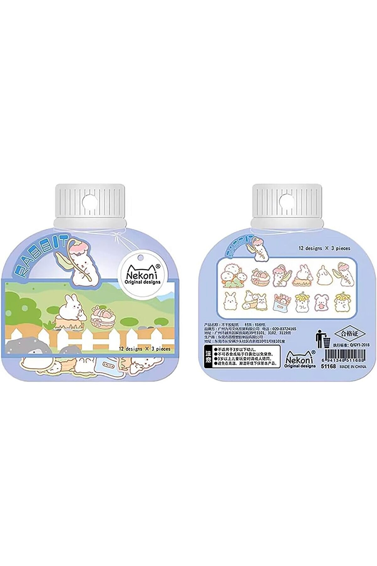 STOREMAX Neşeli Tavşanlar Temalı 36 Adet Seti &bull; Bullet Journal 1014773