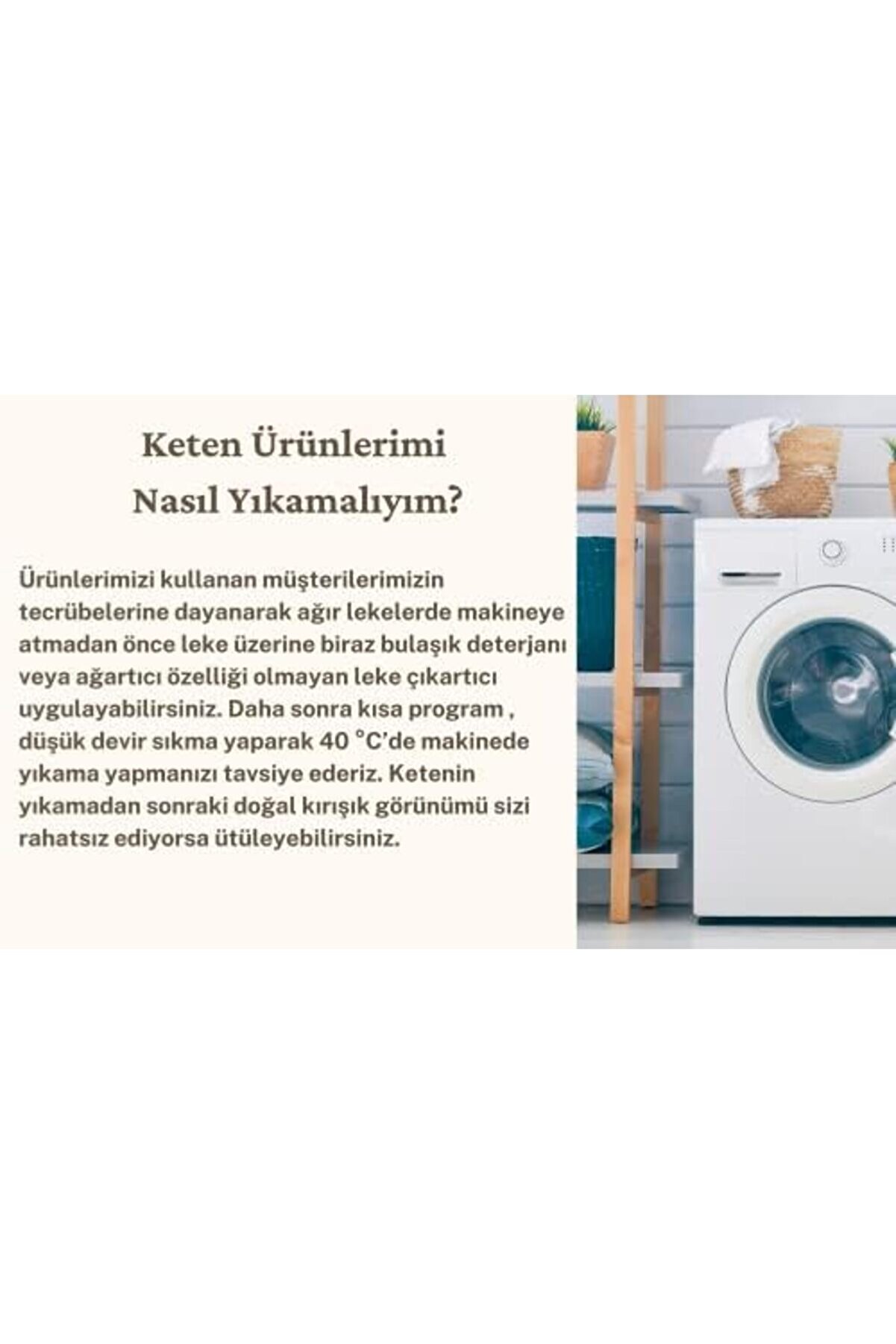8 Li̇ Düz Otanti̇k Peçete Setleri̇ (Krem) 1014773