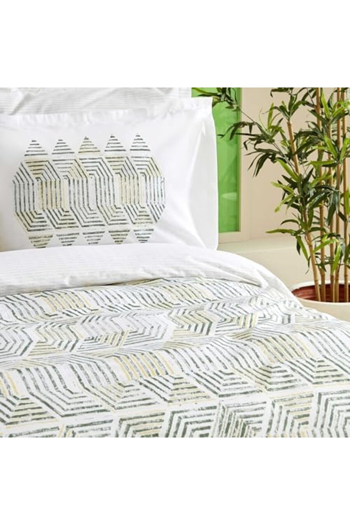 Jeni̇k%100 Pamuk Tek Ki̇şi̇li̇k Nevresi̇m Takımı Yeşi̇l 1014773