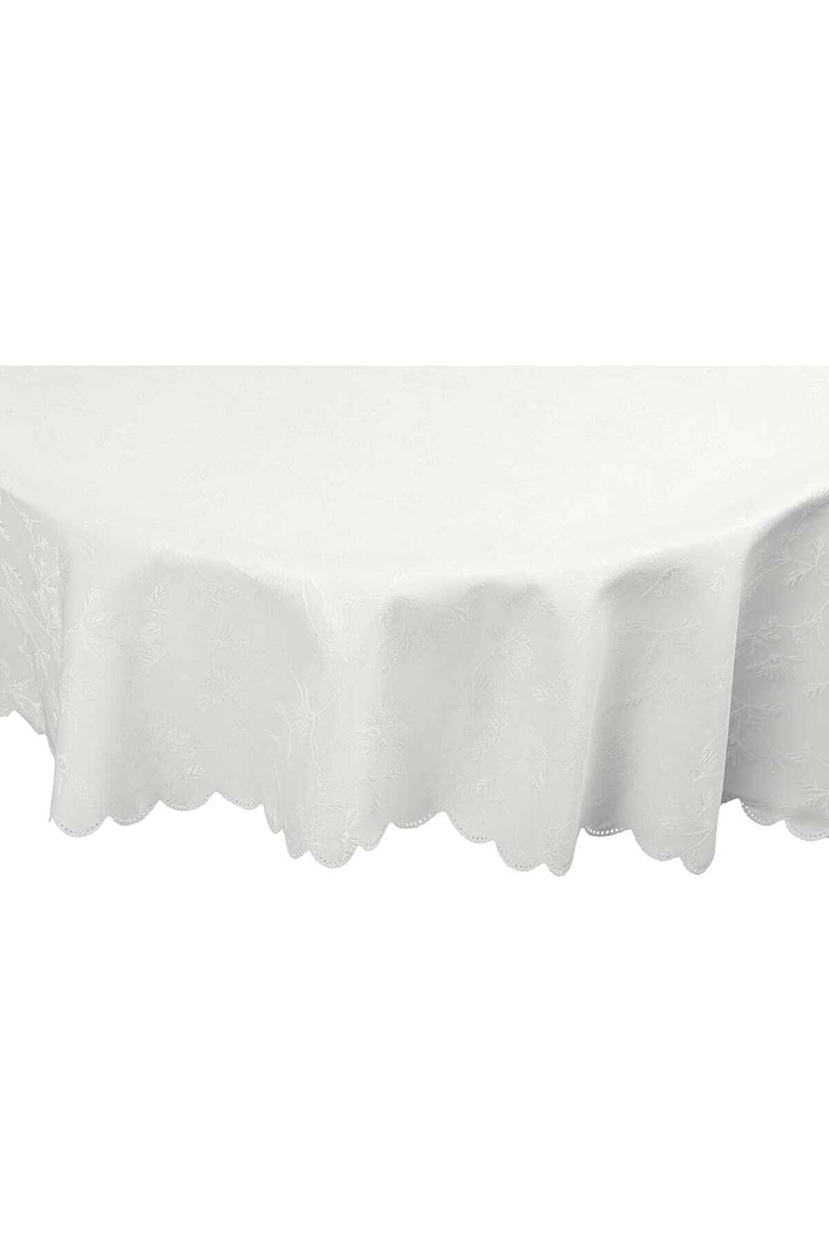 STOREMAX Ayana Yuvarlak Masa Örtüsü Ekru 150cm 1014773