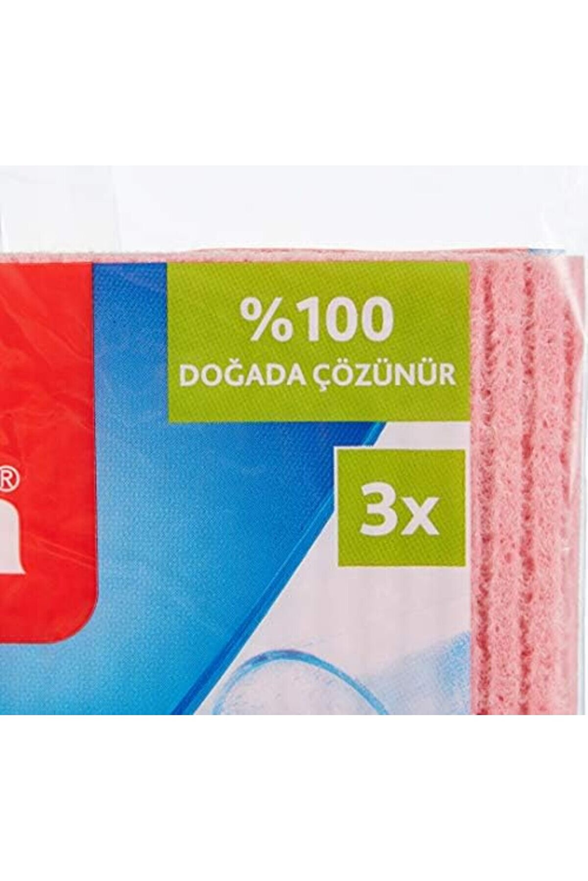 141161 Sünger Bez, Ekstra Dayanıklı, Çok Amaçlı, 3 Lü Paket 1014773