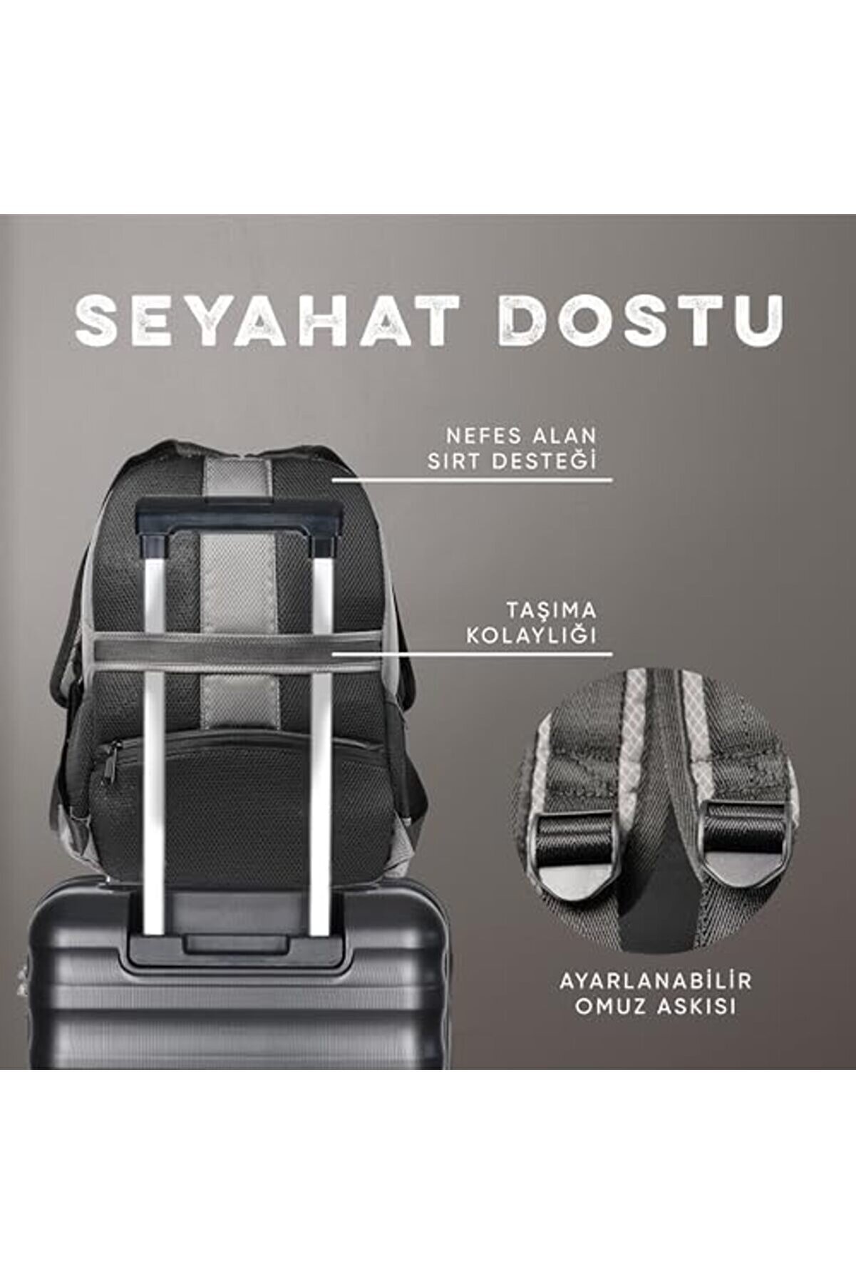 15,6 İnç Uyumlu Laptop Sırt Çantası 978262