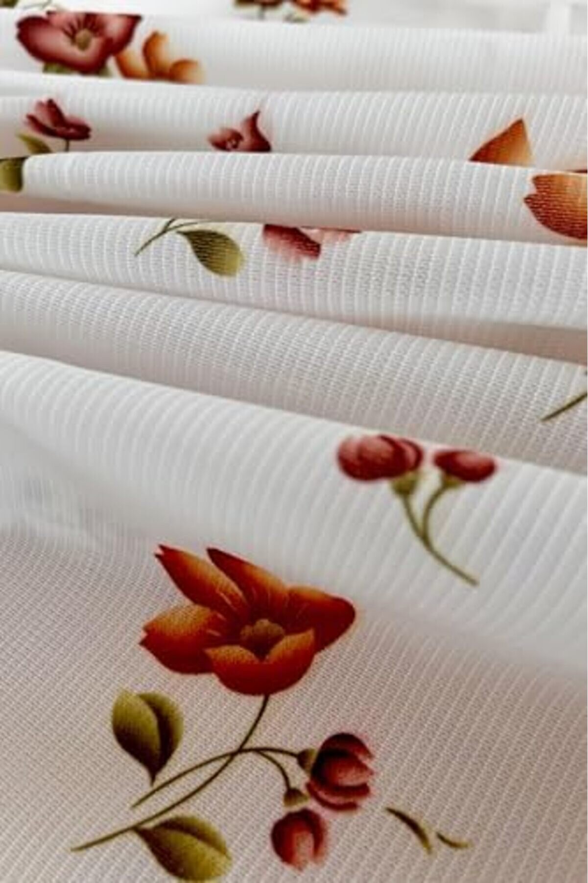 & Laurel Baskılı Yıkanabi̇li̇r Masa &Ouml;rt&uuml;s&uuml; Mutfak Bah&ccedil;e Pi̇kni̇k Masa &Ouml;rt&uuml;s&uuml; Kahverengi̇ Ağırlıklı &Ccedil;i̇&ccedil;ek