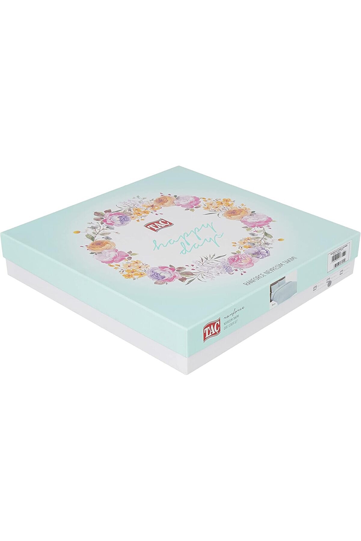 STOREMAX svngsphereshop Basic Ranforce Düz %100 Pamuk Nevresim Takımı, Açık Mavi, Çift Kişilik svngsphereshop