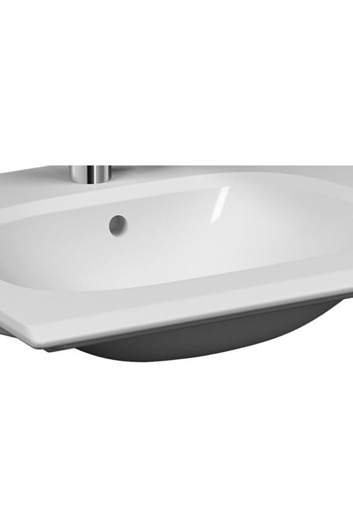 Frame 5707B403-0001 Etajerli̇ Lavabo, 60 Cm, Clean, Beyaz 1014773