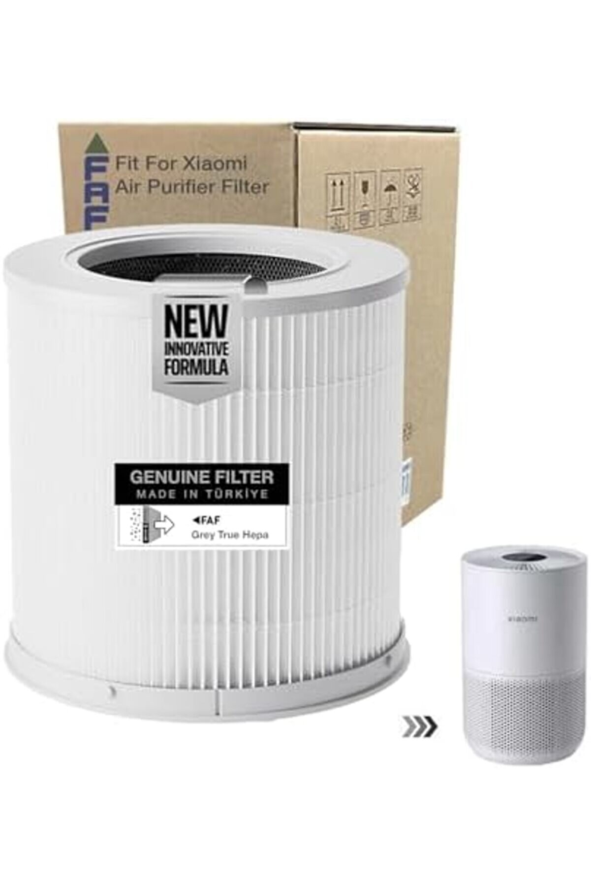 Lvnshopppi̇ng Fresh Ai̇r Fi̇lter /_ Smart Puri̇fi̇er 4 Kompakt Fi̇ltre İle Uyumlu 360 Cam Yeni̇ Formullü F