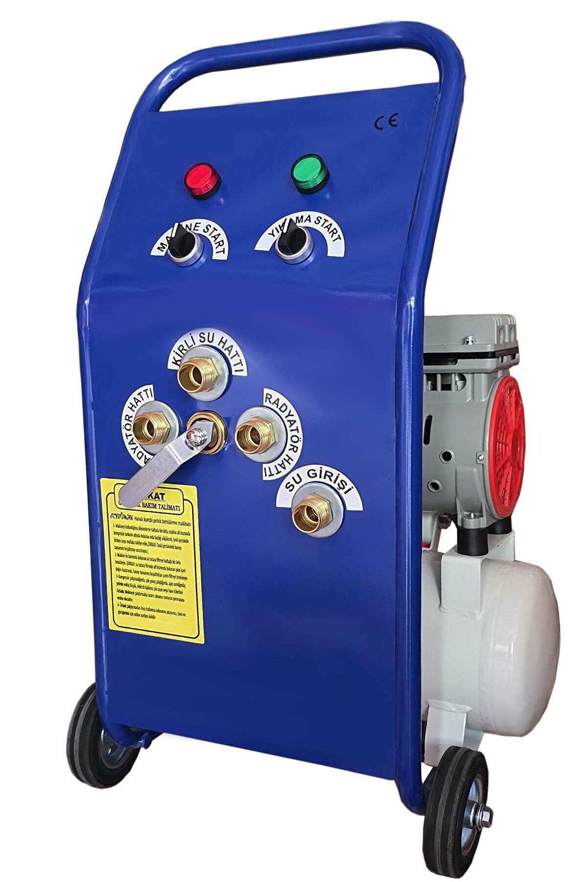 Seybomak Havalı Petek Temi̇zleme Maki̇nesi̇ Çi̇ft Yönlü Mavi̇ 1 Hp