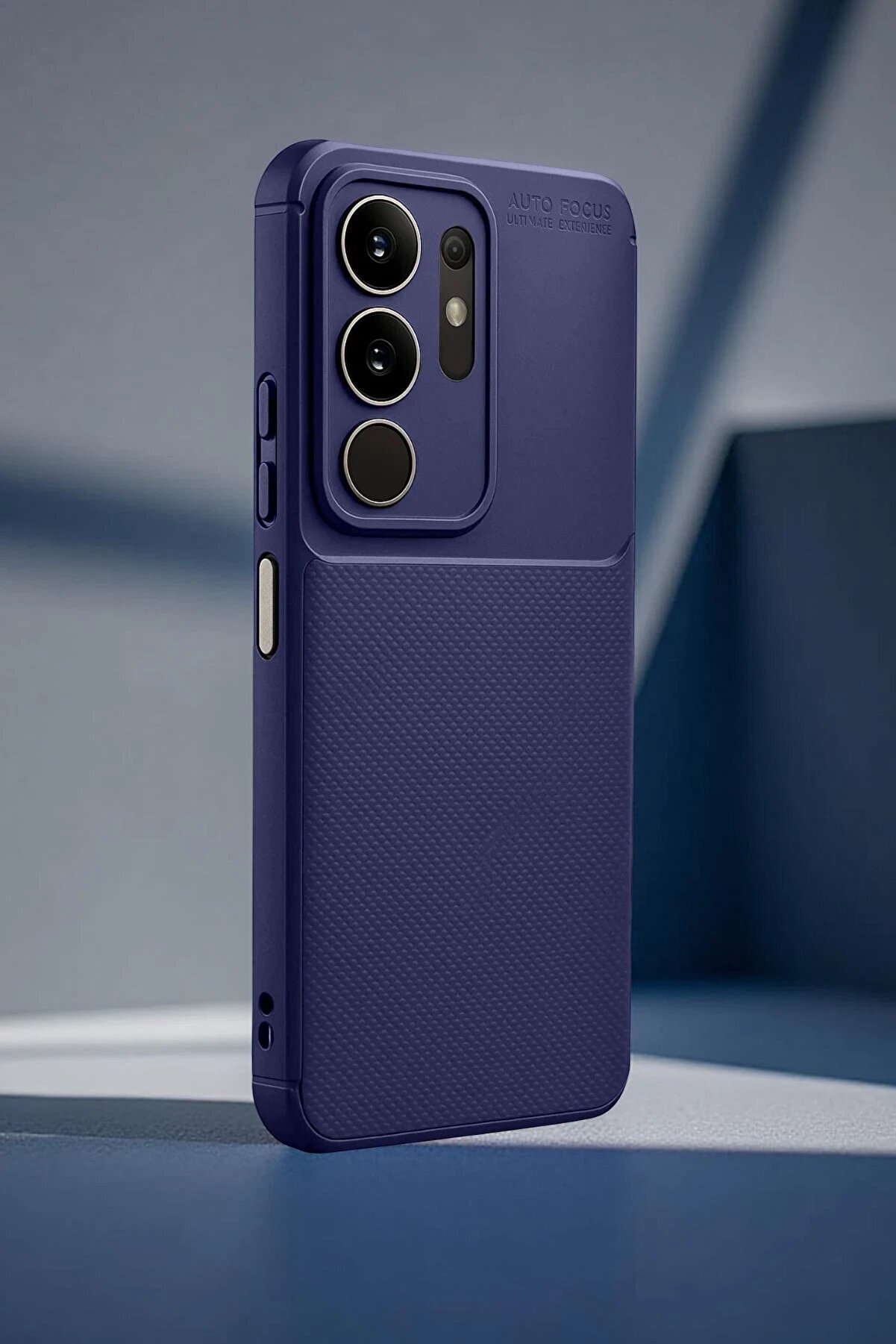 Ct Stones Vi̇vo Y29S Auto Focus Karbon Kapak - Laci̇vert-(5796)