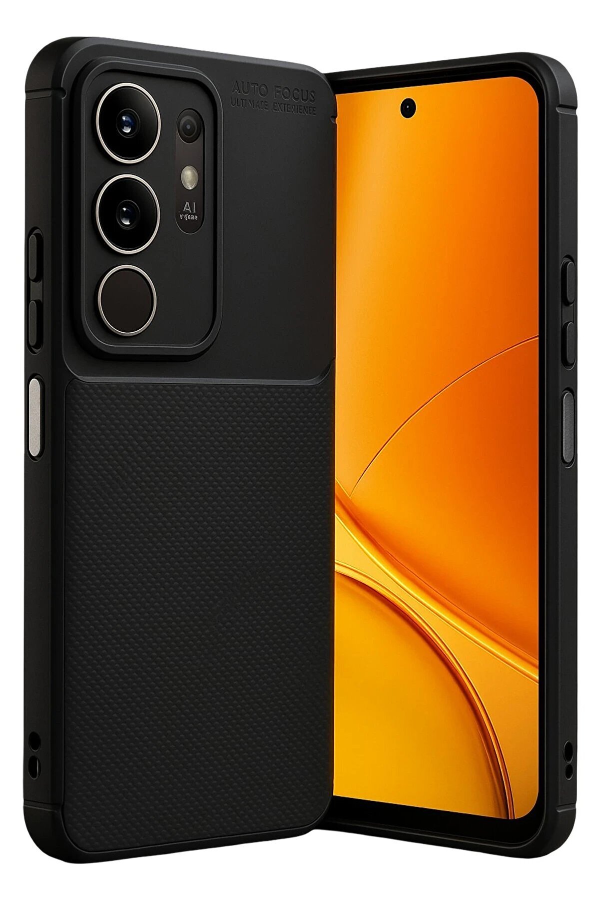 Fırsatkoli̇k Vi̇vo Y29S Auto Focus Karbon Kapak - Si̇yah-(5796)